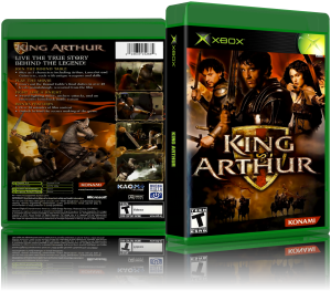 King Arthur (USA)3D Boxes Back Front